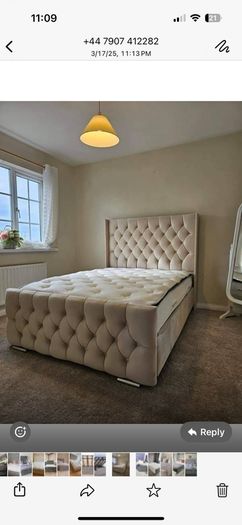 Double 4ft6 Monaco Bed Frame with Mattress included
