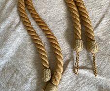 Hessian/ Jute rope curtain tie backs 6 pairs