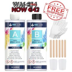 NEW SALE | 960ml Clear Crystal Resin Kit for Beginners Casting Resin Kit for Crafts Jewelry Making