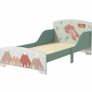 Toddler Bed Frame, Kids Bedroom Furniture for Ages 3-6 Years, Green Image 2
