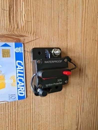 3 x Circuit Breakers 30a  - 12v (12-36v)