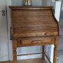 Beautiful Oak Roll-Top Writing Bureau  495 ONO Image 8