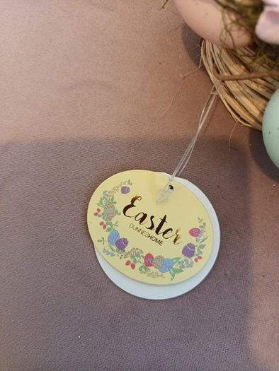 Brand new Easter glass T light holder