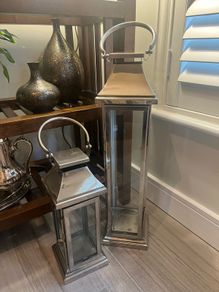 Chrome Lanterns X2