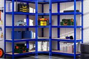 Set of 3 Heavy Duty Corner Shelving Units  2625kg Capacity