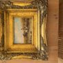 Antique paintings in gilt frame Image 4