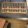 Antique Wooden Abacus, a 13-column Chinese Suanpan used as a traditional Calculating Tool, Postage Available Image 2