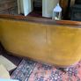 Antique style leather sofa Image 3
