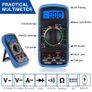 Soldering Iron Kit,WOWGO 60W Adjustable Temperature Welding Tools Set with 5 Soldering Tips,Digital Multimeter,Soldering Iron Stand,Tin Wire Tube,Desoldering Pump and Portable PU Tool Bag Image 6