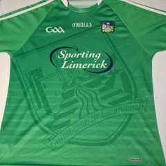 (Tight Fit) Limerick GAA Official O'Neills Hurling Jersey (Adult Medium) FREE POST