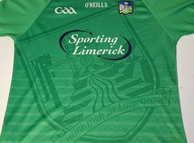 (Tight Fit) Limerick GAA Official O'Neills Hurling Jersey (Adult Medium) FREE POST