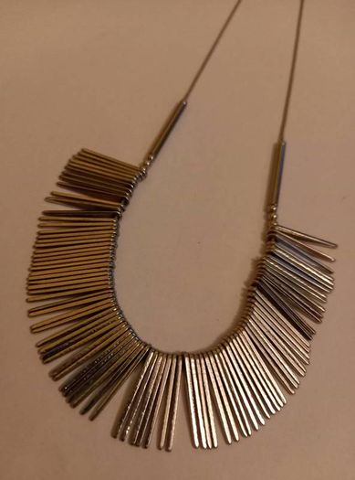 Silvertone Tassel Necklace