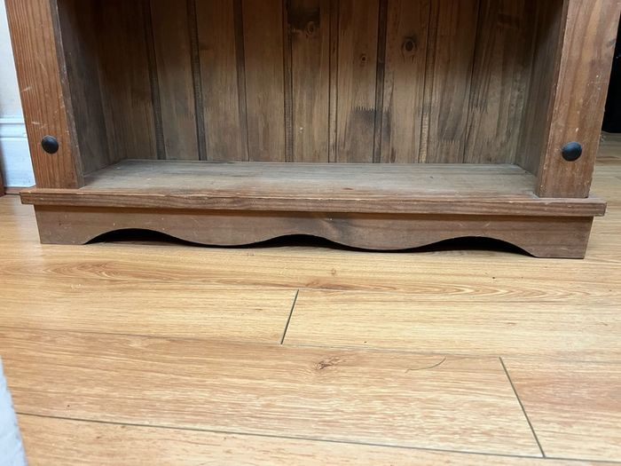 Solid wood shelf