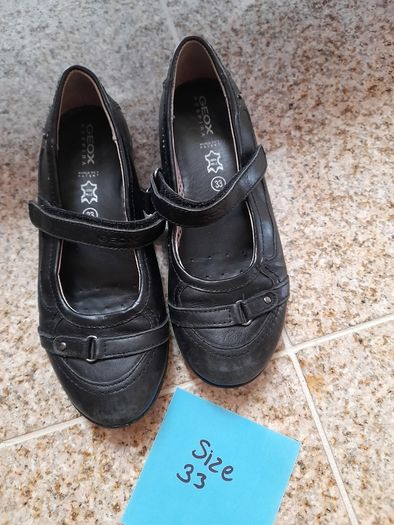 Girls Geox shoes, size 33 size 1