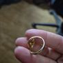 Vintage girls or slim finger ring Image 2