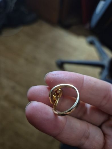 Vintage girls or slim finger ring