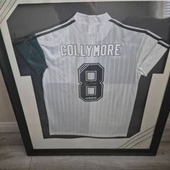 Framed & Signed Liverpool F.C. 1995/96 Retro Away Shirt Stan Collymore  Autographed Kit
