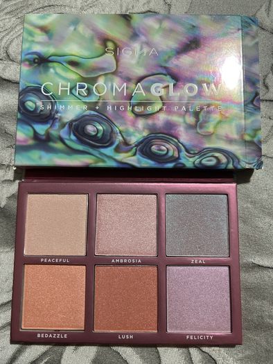 Sigma beauty chrom A glow highlighter palette limited edition