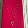 Heart Pave Natuaral Diamonds Necklace Image 7