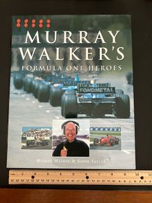 Murray Walker - Formula one heroes. Hardback, 192 pages, 2000 published.