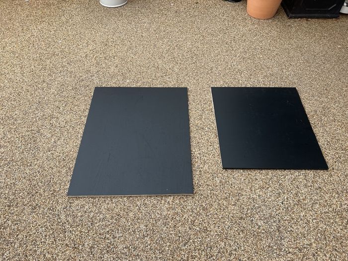 ikea kitchen black panels (free)