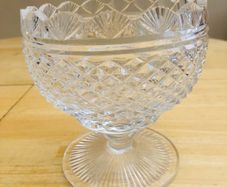 Heavy Footed Tyrone Crystal Bowl