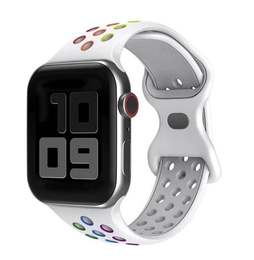 Silicone Strap For Apple Watch Band MESH 38mm 40mm 41mm /42mm 44mm 45mm NEW