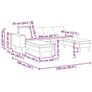 Sofa Set Dark green Velvet Image 4