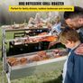 Rotisserie Grill, 132lbs Stainless Steel BBQ Pig Lamb Spit Grill Roaster, Roasting Box with 40W Motor & Adjustable Height Image 2