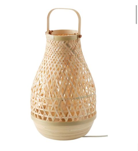 IKEA MISTERHULT rattan bamboo table Lamp