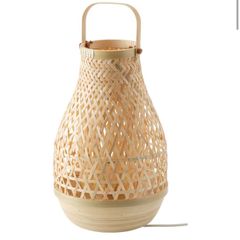 IKEA MISTERHULT rattan bamboo table Lamp