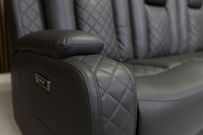 3 Seater Ashbyrne Electric Leather Recliner Sofa