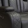3 Seater Ashbyrne Electric Leather Recliner Sofa Image 8