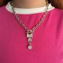 Padlock Necklace Image 7