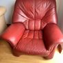 FREE leather armchair in perfect condition FREE Image 4