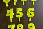 Birthday cake numbers set ( like Lego )