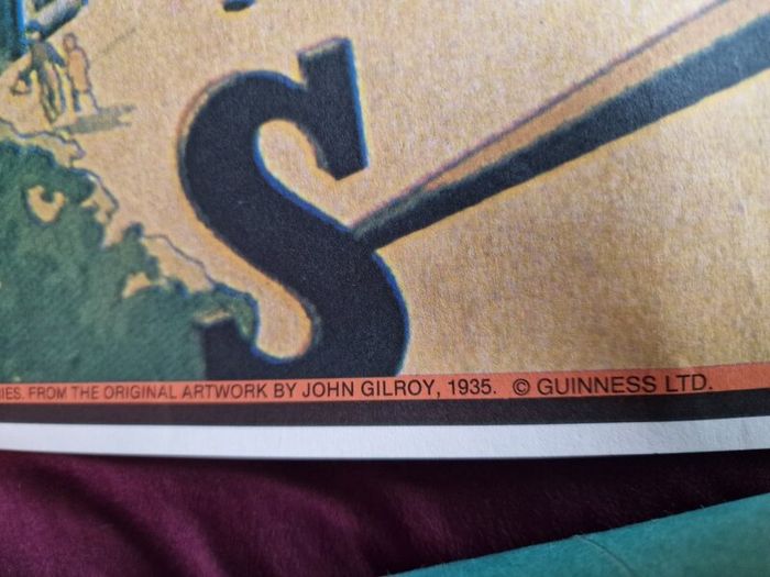 Original Guinness Posters John Gilroy