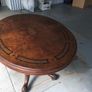 Antique oval table. Top is removable. 48"/122cm x 34"/87cm Image 2