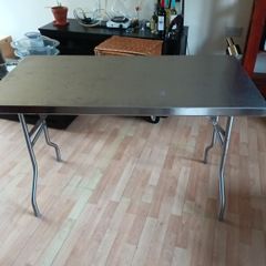 Stainless steel table
