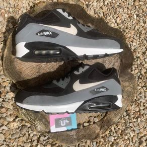 Premium Nike Air Max 90 Suede Black Grey White