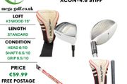 Taylormade Burner Superfast 2.0 #3 Wood 15 Degree / Matrik Ozik XCON-4.8 Stiff