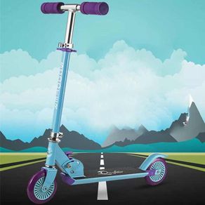 2 Wheel Kids Scooter Fold Boy Girl Kick Push Adjustable Handlebar Foldable