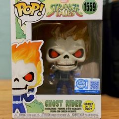 Funko Pop 1559 Strange Tales Ghost Rider Special Edition Glows In The Dark Marvel Comics Figure