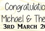 Wedding Day Banner Personalised with photos