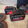 18V 125mm Angle Grinder + 2 Batteries + Accessories Image 5