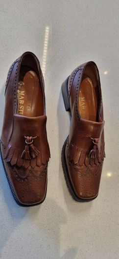 italian brown leather loafers