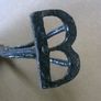 Very small blacksmith made "B" branding iron Image 2