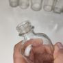 293 - Set of 8 Vintage Clear Glass Decorative Collectible Display Household Bottles Image 3