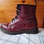 dr martens 1460 8 eye cherry red boots Size 7 eu 41 in excellent condition Image 7