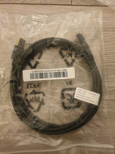 Brand-new High Speed HP USB 3.1 Type C Male to USB 3.0 Type A Male Cable 1.8m